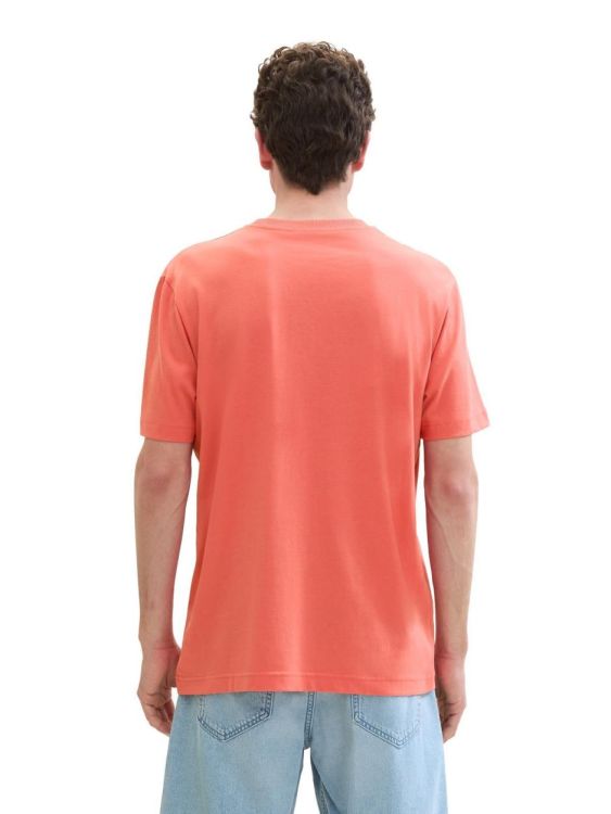 Tom Tailor Men Casual photoprint t-shirt (1041856/26202 flamingo flower) - WeekendMode