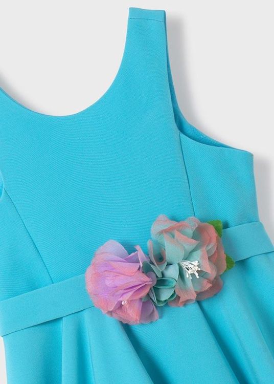 Abel & Lula Crepe dress (14.5062/Turquoise) - WeekendMode