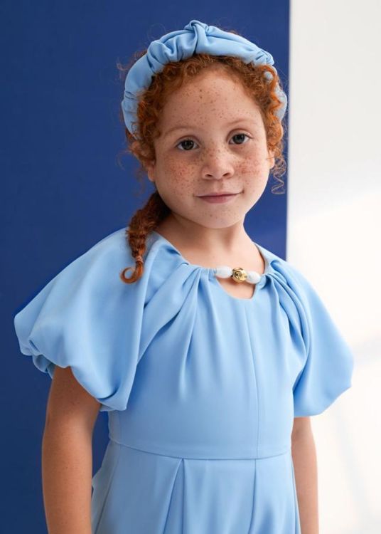 Abel & Lula Crêpe onesie (5.5275/Sky blue) - WeekendMode