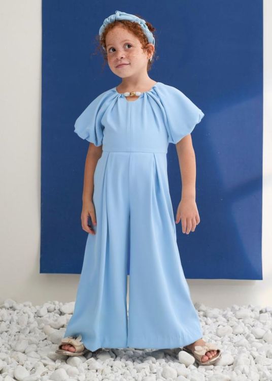 Abel & Lula Crêpe onesie (5.5275/Sky blue) - WeekendMode