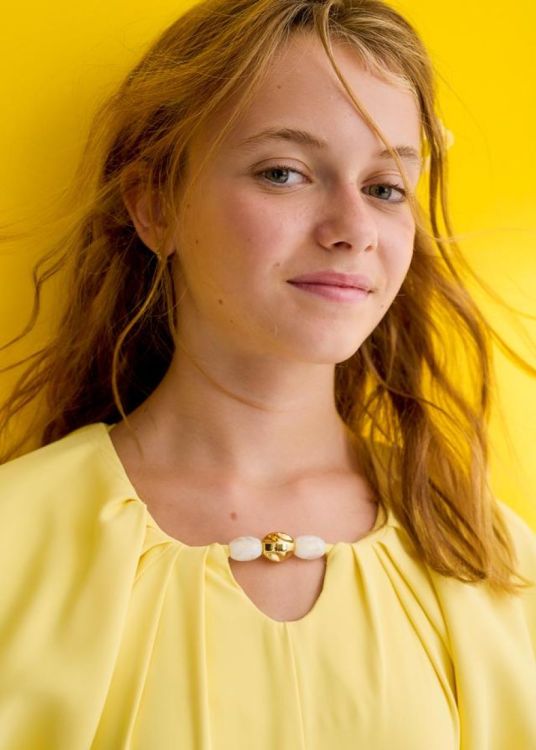 Abel & Lula Crêpe onesie (5.5275/Yellow) - WeekendMode