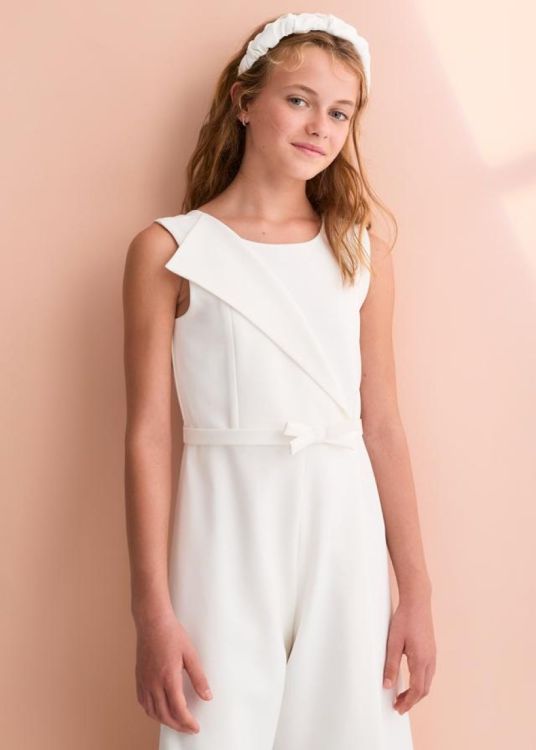 Abel & Lula Crepe romper (1.5201/Cream) - WeekendMode