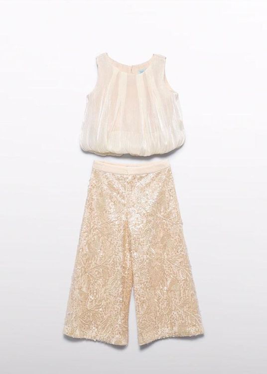 Abel & Lula long pant set (1.5214/Champagne) - WeekendMode