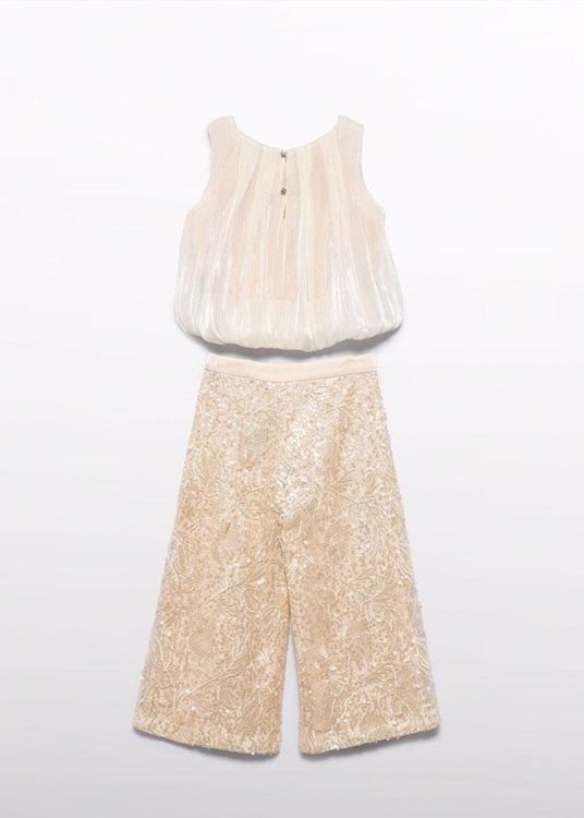 Abel & Lula long pant set (1.5214/Champagne) - WeekendMode