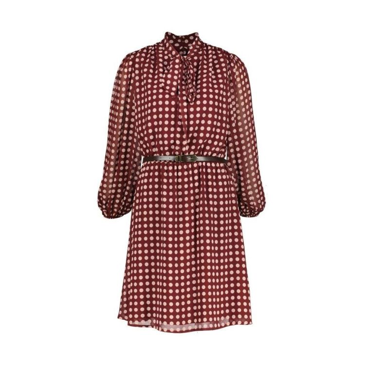 Amélie & Amélie Halesia B507-SET63 Jurk (Halesia B507-SET63/bordeaux) - WeekendMode