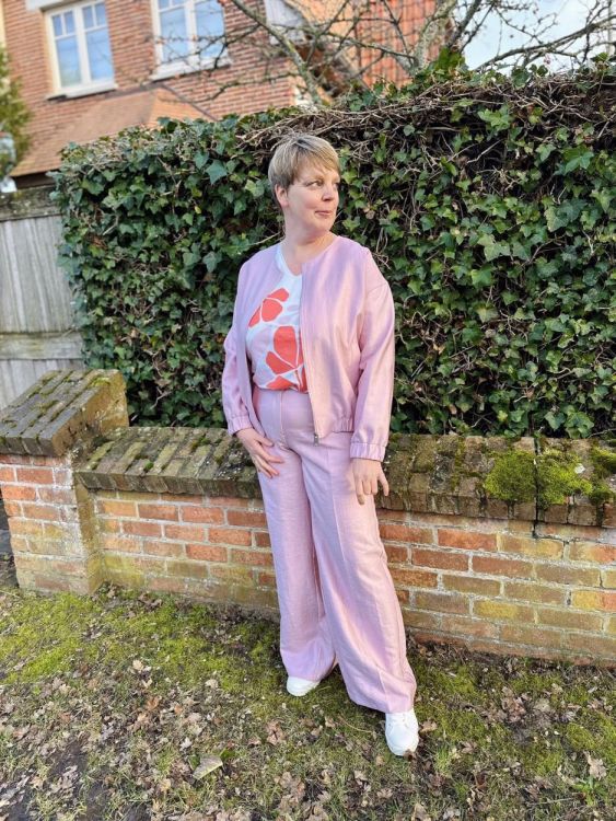 Amélie & Amélie New Cardiff A605 Broek (New Cardiff A605-SET29/Pink) - WeekendMode