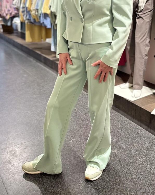 Amélie & Amélie New Grosseto A605 Broek (New Grosseto A605-SET22/Light Green) - WeekendMode