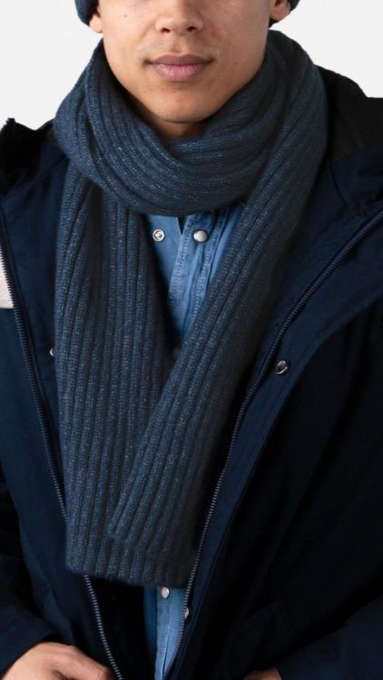 Barts Wyon Scarf (0540/03 navy) - WeekendMode