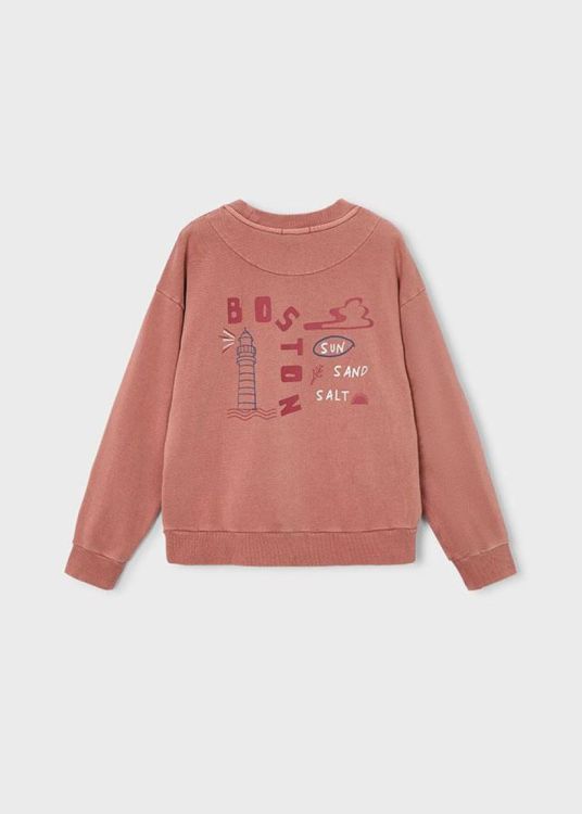 Boston boston art sweatshirt (6423/Red) - WeekendMode