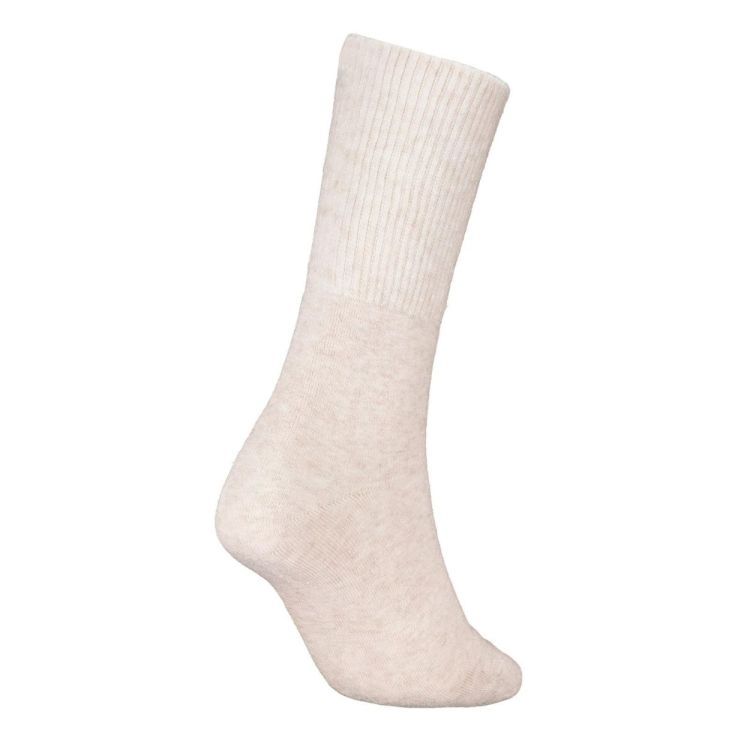 Calvin Klein CK WOMEN LONG SOCK 1P HOME SOC (701229449/beige melange) - WeekendMode