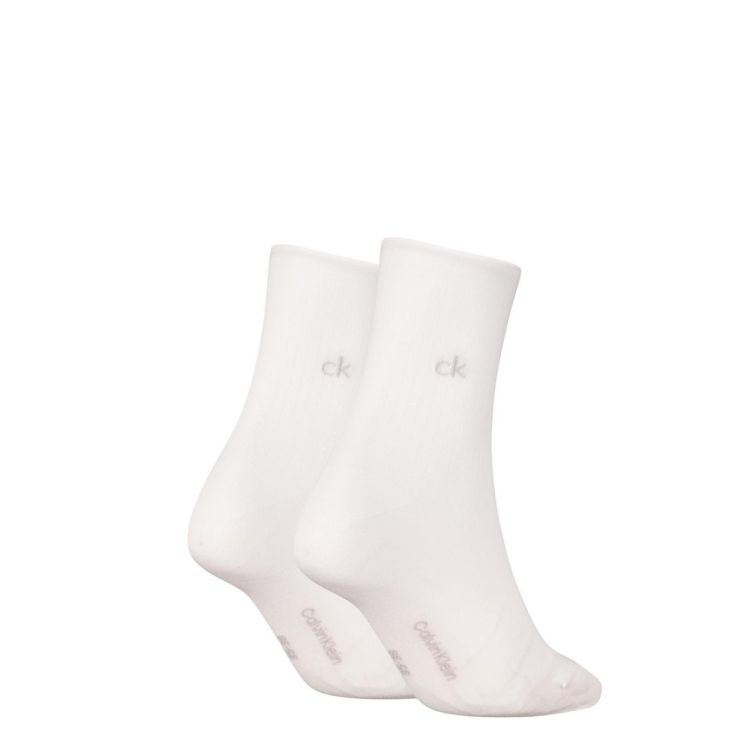 Calvin Klein CK WOMEN SHORT SOCK 2P  (701229681/white) - WeekendMode