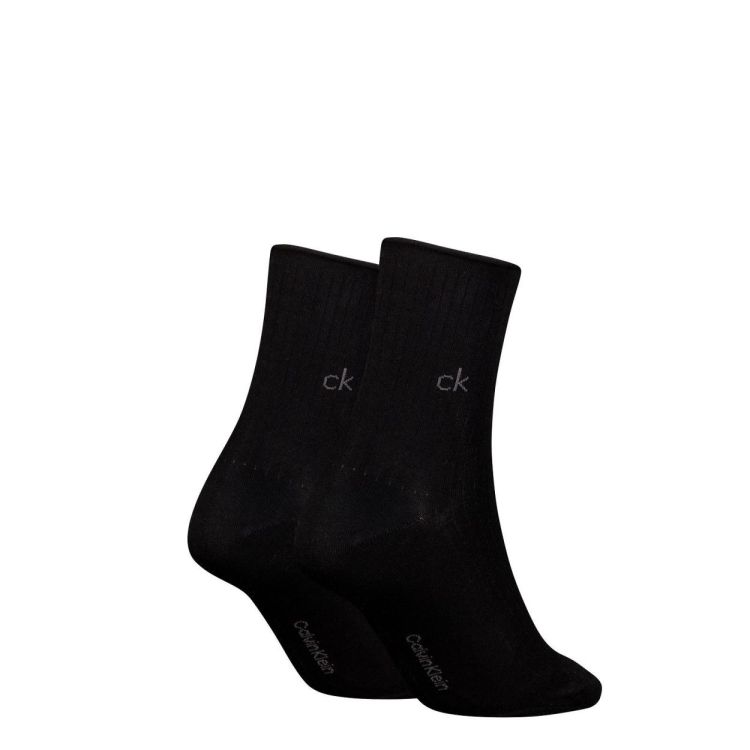 Calvin Klein CK WOMEN SHORT SOCK 2P  (701229681/black) - WeekendMode