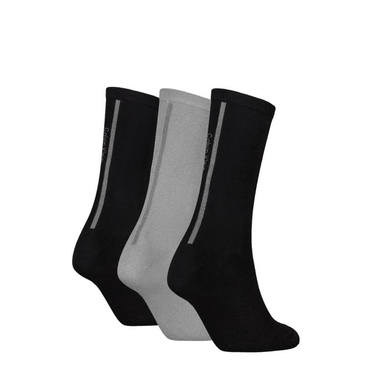 Calvin Klein CK WOMEN SOCK 3P GIFTBOX LUREX (701235369/black) - WeekendMode