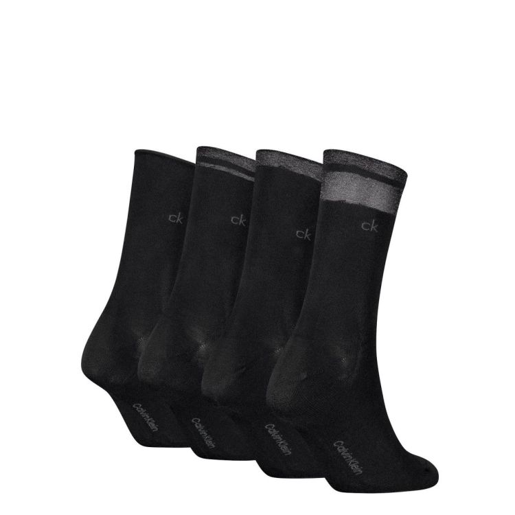 Calvin Klein CK WOMEN SOCK 4P LUREX HOLIDAY (701229442/black) - WeekendMode