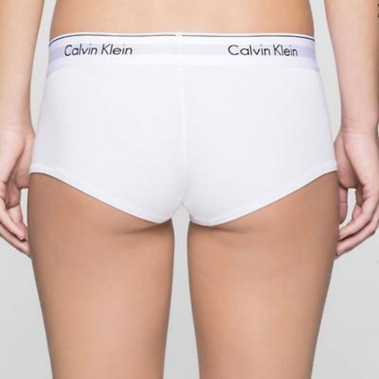 Calvin Klein D. Boyshort (F3788E/100 white) - WeekendMode