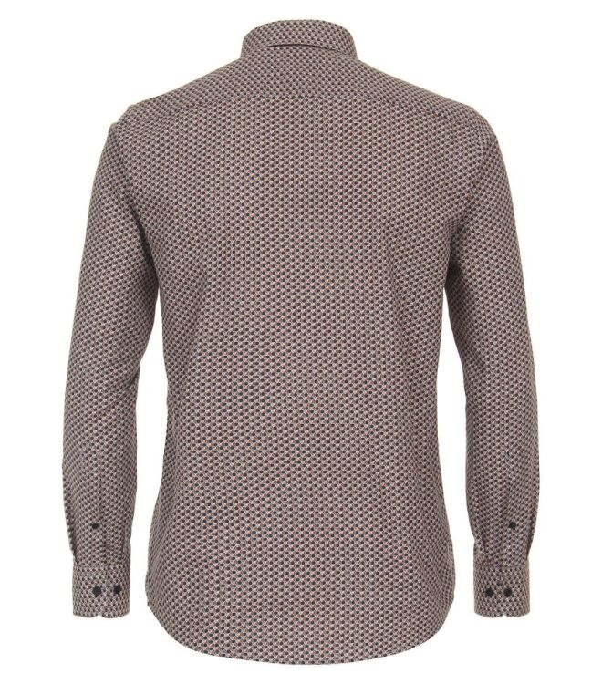 Casa Moda leisure shirt 1/1 sleeve b.d. print (434113000/450 orange) - WeekendMode