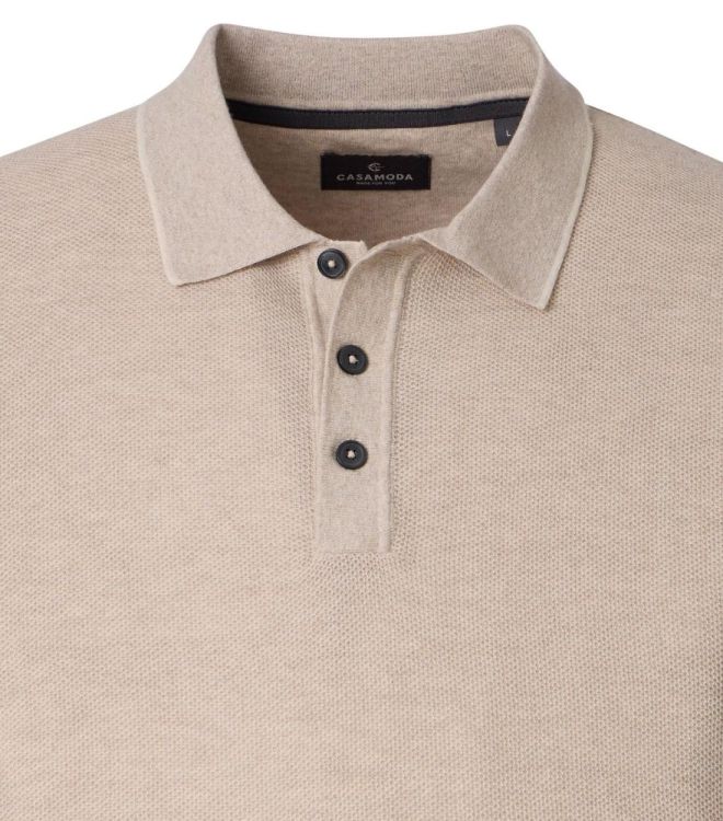 Casa Moda Polo 1/2 (126320001/668 beige) - WeekendMode
