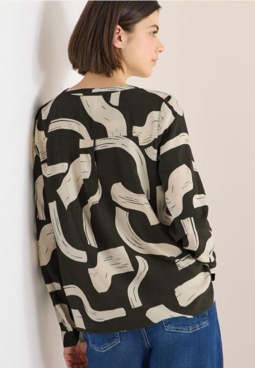 Cecil AOP blouse (12.346222/raw khaki) - WeekendMode