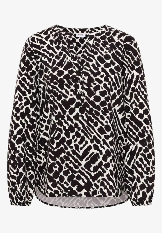 Cecil AOP Blouse (10.346109/eggplant red) - WeekendMode