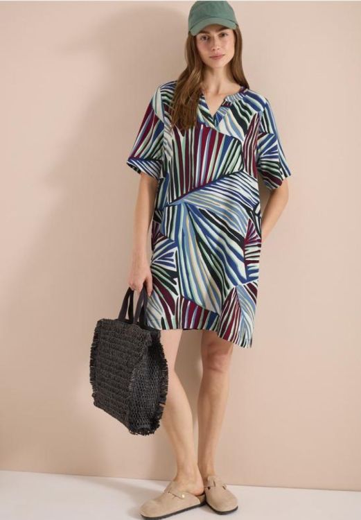 Cecil AOP dress (05.144898/palm breeze green) - WeekendMode