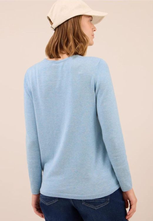Cecil Basic Roundneck NOS (08.303283/whisper blue melange) - WeekendMode