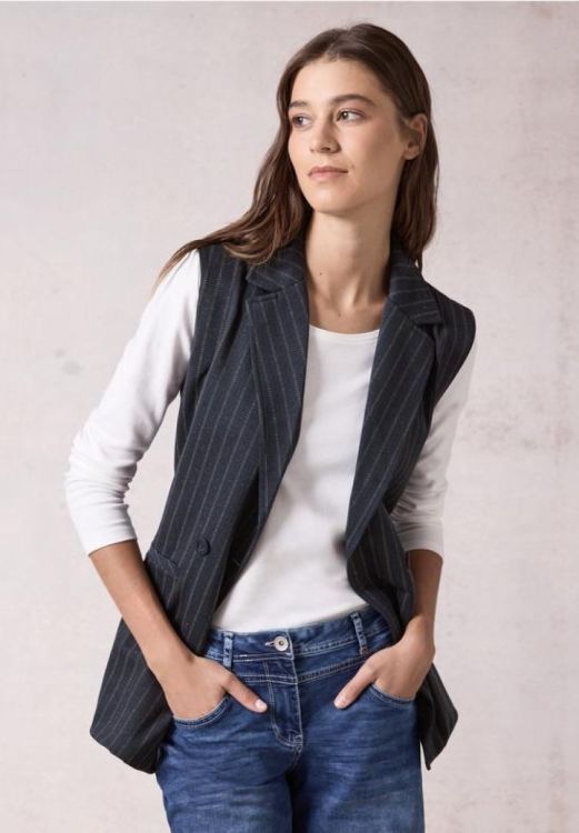 Cecil Blazer-Vest Pinstripe (09.220253/35910) - WeekendMode