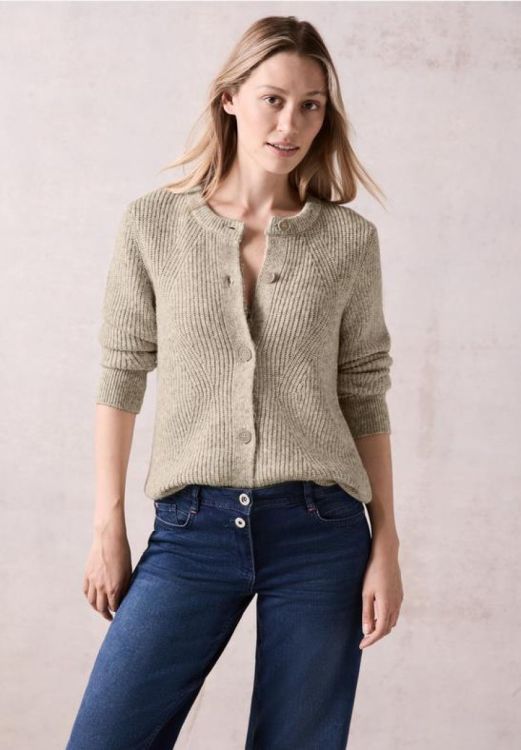 Cecil Chunky Roundneck Cardigan (09.253841/32110) - WeekendMode