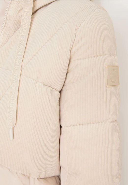 Cecil Codmix Puffer Coat NOS (10.101279/teddy vanilla white) - WeekendMode