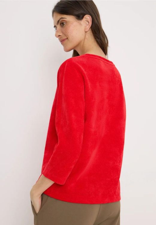 Cecil Cord T-shirt Shape (09.324038/fiery red) - WeekendMode