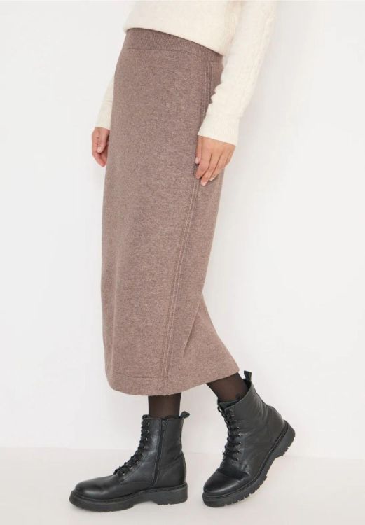 Cecil Cosy Midi Skirt (10.361828/chocolate mousse) - WeekendMode