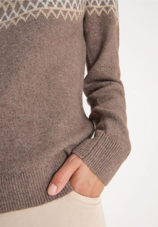 Cecil Cosy norwegian jacquard (10.303538/chocolate mousse) - WeekendMode