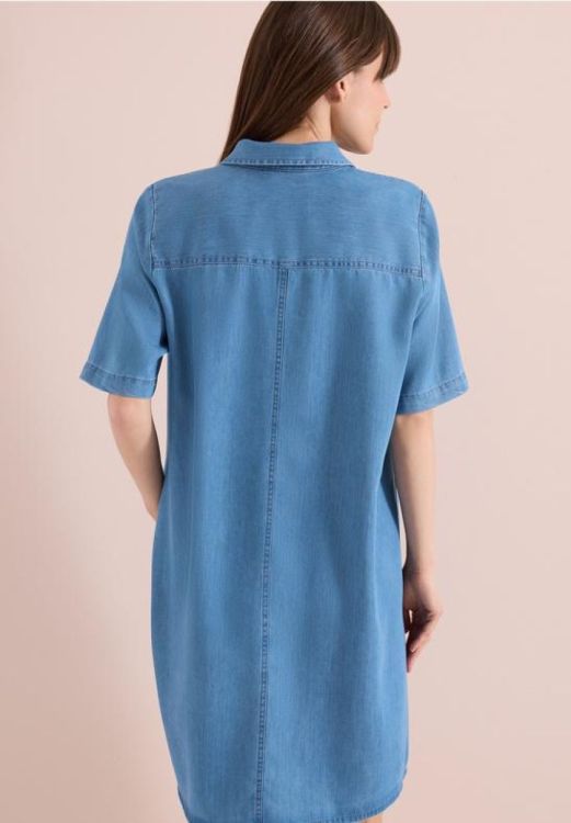 Cecil Denim Look Dress (04.144851/mid blue wash) - WeekendMode