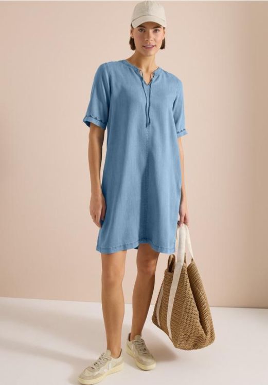 Cecil Denim look dress (05.144897/light blue wash) - WeekendMode