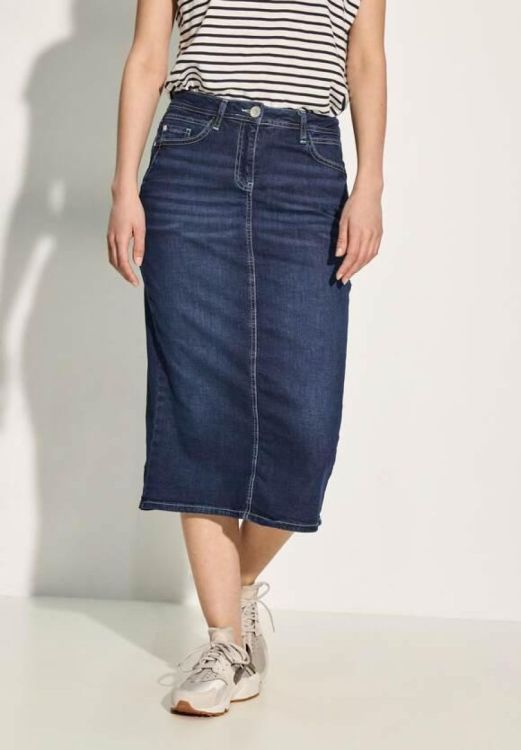 Cecil Denim skirt maxi (07.361542/10315) - WeekendMode