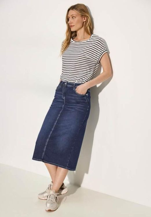 Cecil Denim skirt maxi (07.361542/10315) - WeekendMode