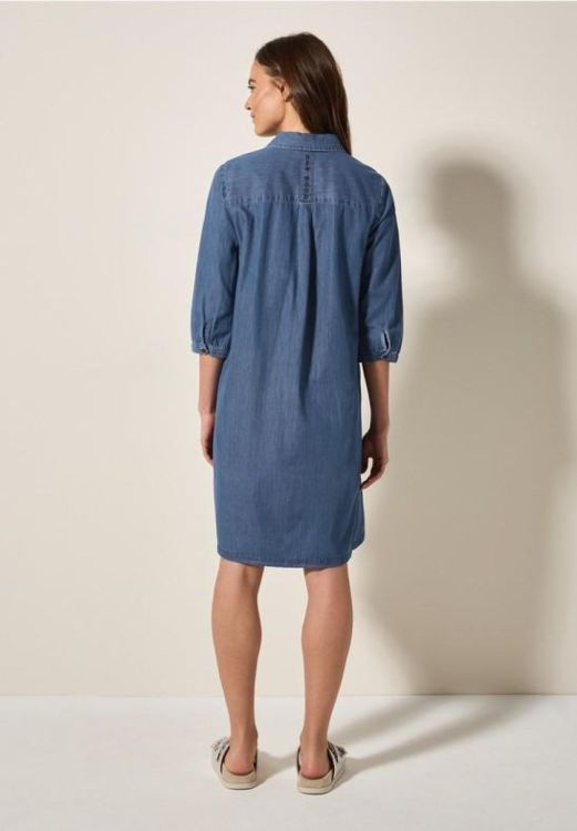 Cecil Denimlook Dress (04.144429/mid blue wash) - WeekendMode