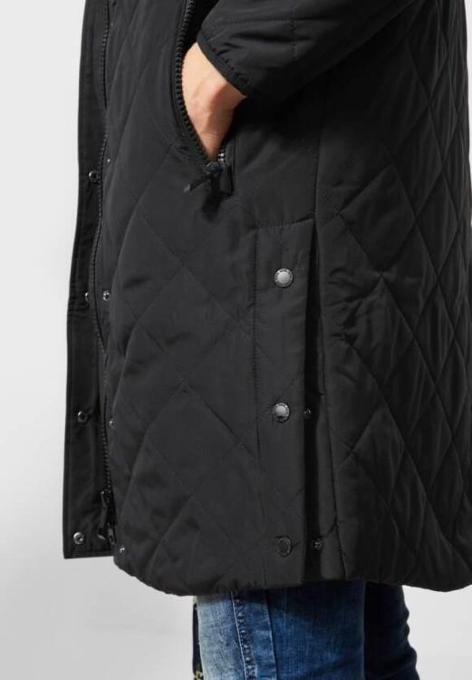 Cecil Diamond Quilted Coat (09.100725/10001) - WeekendMode