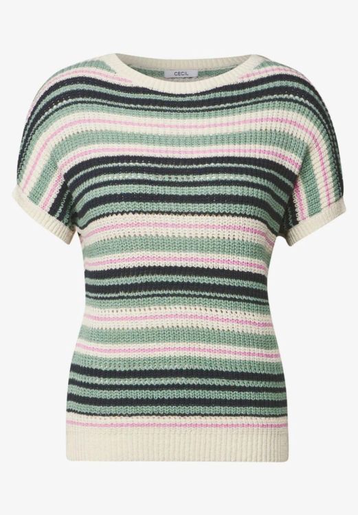Cecil Fancy Tapeyarn Sweater (04.303241/slate khaki) - WeekendMode
