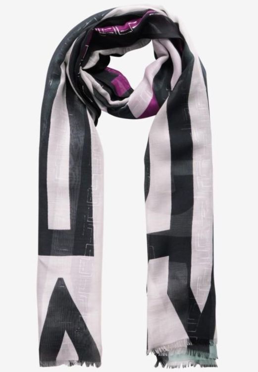 Cecil Foil Print Scarf (04.572786/universal blue) - WeekendMode