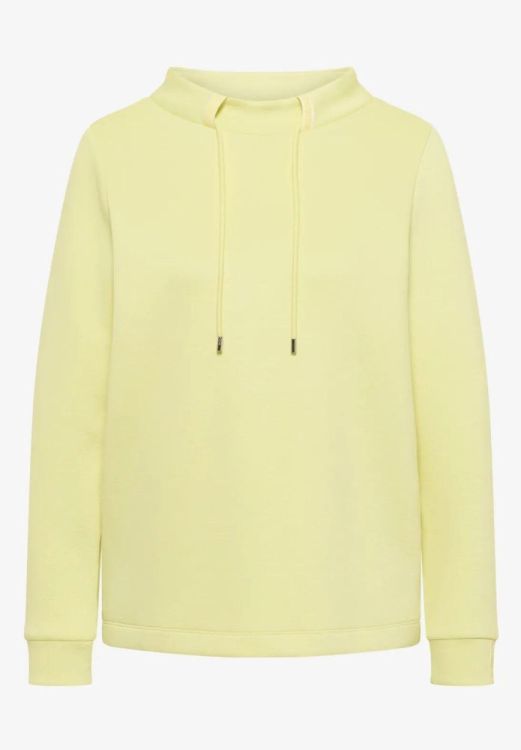 Cecil Funnel Neck With Tape Detail (01.324557/iced yellow) - WeekendMode