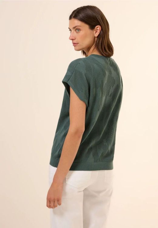 Cecil Knitted Mesh Shirt (05.303267/dark balmy khaki) - WeekendMode