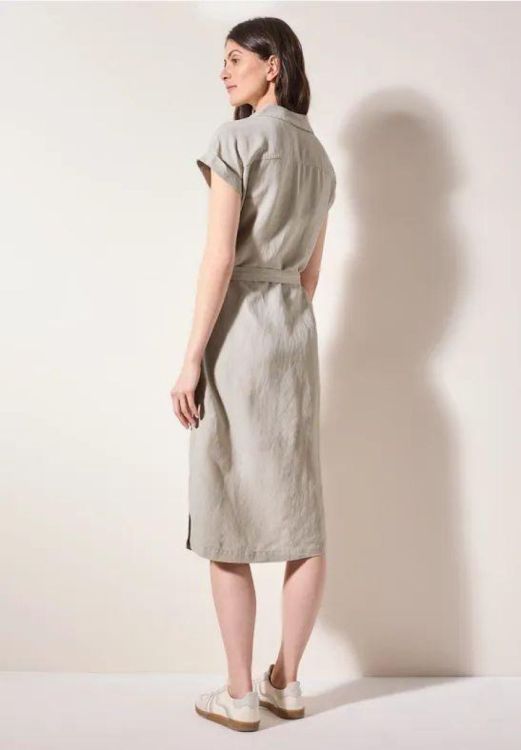 Cecil Linen Solid Dress (04.144331/pumice beige) - WeekendMode