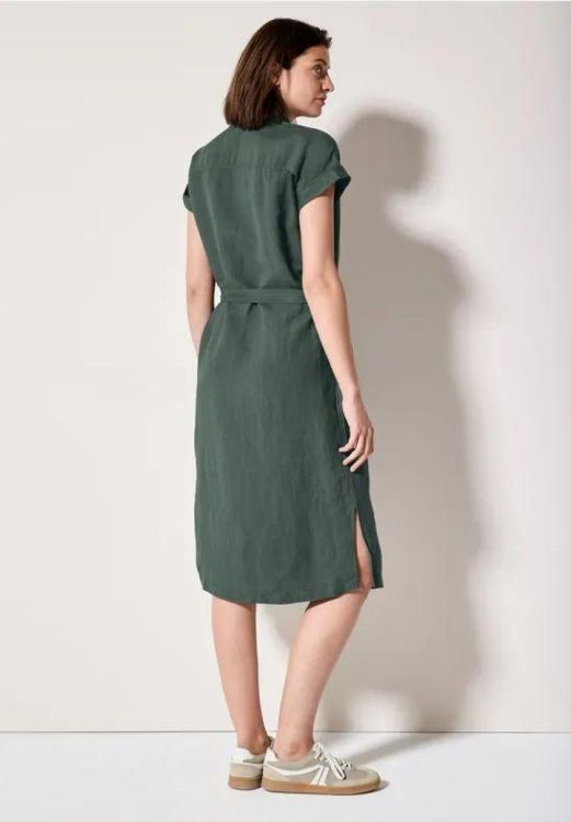 Cecil Linen Solid Dress (04.144331/balmy khaki) - WeekendMode