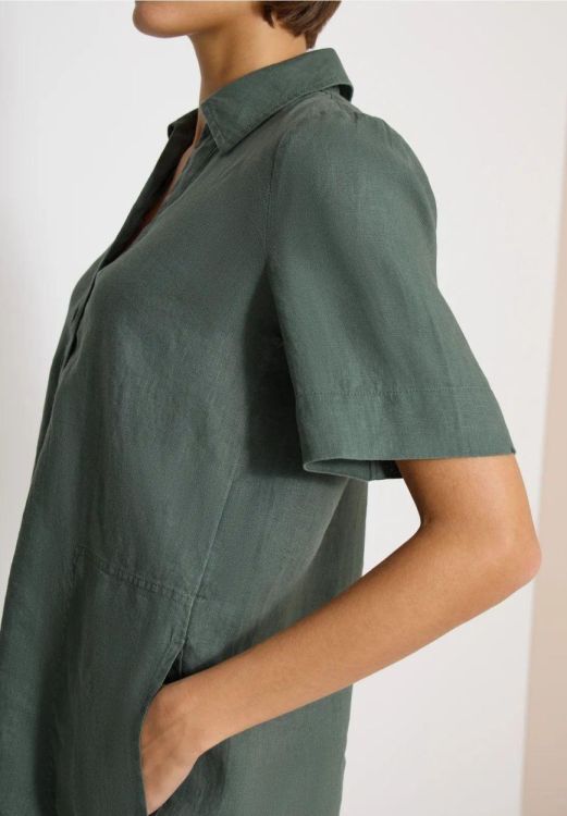 Cecil Linen Solid Dress (04.144746/just khaki) - WeekendMode