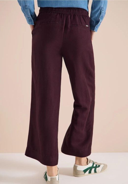 Cecil Linen Style Neele Solid (04.380433/rich burgundy) - WeekendMode