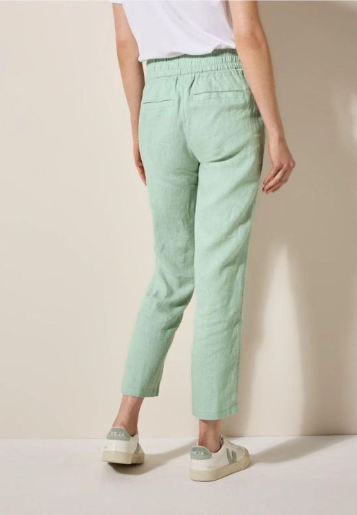Cecil Linen Style Tracey Pants (04.378715/ice sage green) - WeekendMode