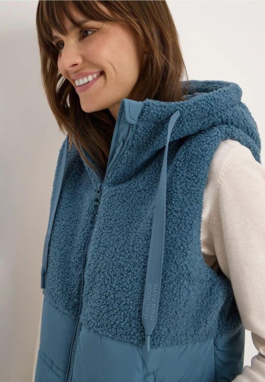 Cecil Mat Mix Vest (09.220272/moonstone blue) - WeekendMode