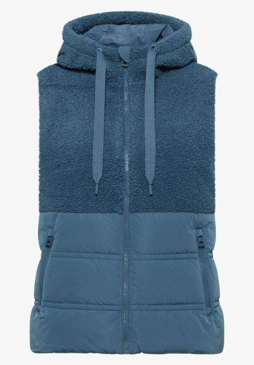 Cecil Mat Mix Vest (09.220272/moonstone blue) - WeekendMode