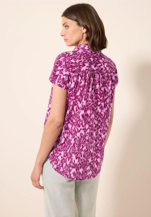 Cecil Minimal Print Blouse (05.345723/cherry blossom pink) - WeekendMode