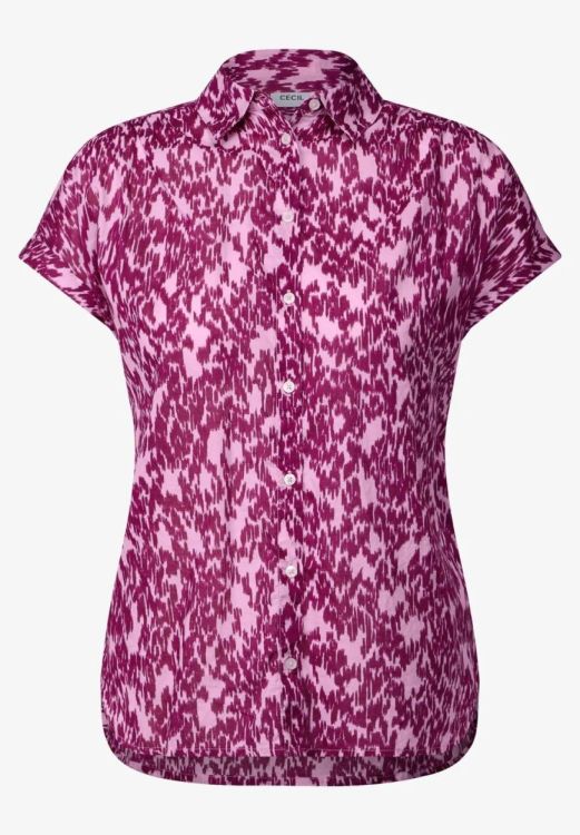 Cecil Minimal Print Blouse (05.345723/cherry blossom pink) - WeekendMode